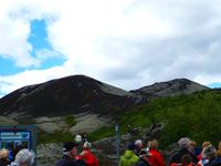 der Grábrók Krater - erloschener Vulkan