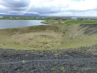 Ein Pseudokrater im Myvatn-Gebiet