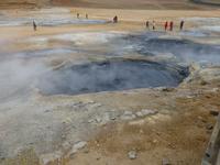 Kochende Schlammquelle