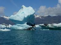 Eisberg auf der Gletscherlagune