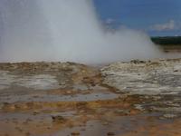 ... und während des Ausbruchs