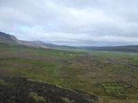 Blick vom Krater Grábrók