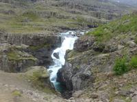 Wasserfall in den Ostfjorden