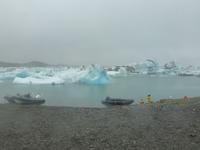 Fahrt in der Gletscherlagune Jökulsárlón