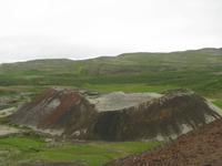 Blick vom Krater Grábrók