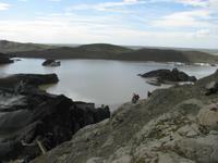 Blick auf die Gletscherlagune