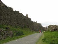 An dieser Mauer beginnt die amerikanische Kontinentalplatte