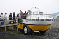 Fahrt mit den Amphibienfahrzeugen in der Gletscherlagune Jökulsárlón