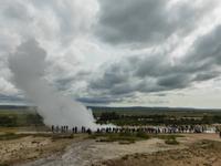 am Strokkur-Geysir 