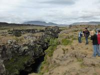 im Nationalpark Thingvellir mit Kontinental-Grabenbruch