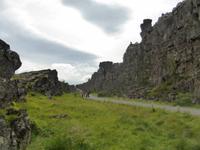 im Nationalpark Thingvellir mit Kontinental-Grabenbruch