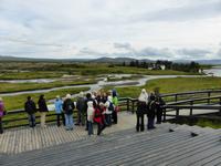 im Nationalpark Thingvellir mit Kontinental-Grabenbruch