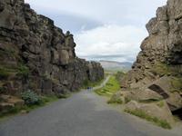 im Nationalpark Thingvellir mit Kontinental-Grabenbruch