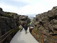 im Nationalpark Thingvellir mit Kontinental-Grabenbruch