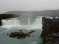 am Godafoss-Wasserfall