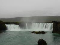 am Godafoss-Wasserfall