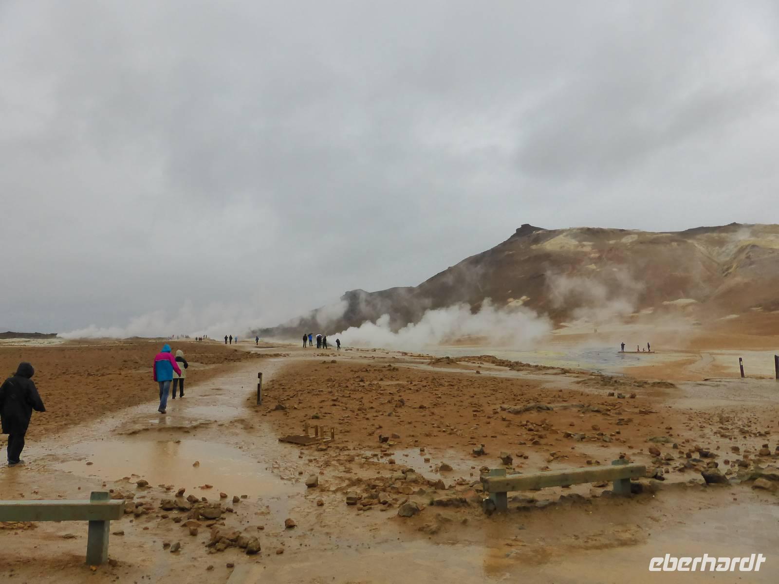 Námafjall Jochtemperaturgebiet/ Schwefeltöpfe