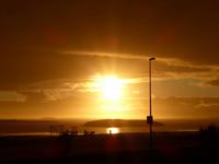 Sonnenuntergang bei Höfn 