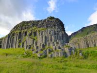 Stopp bei Dverghamrar (Basaltsäulen)