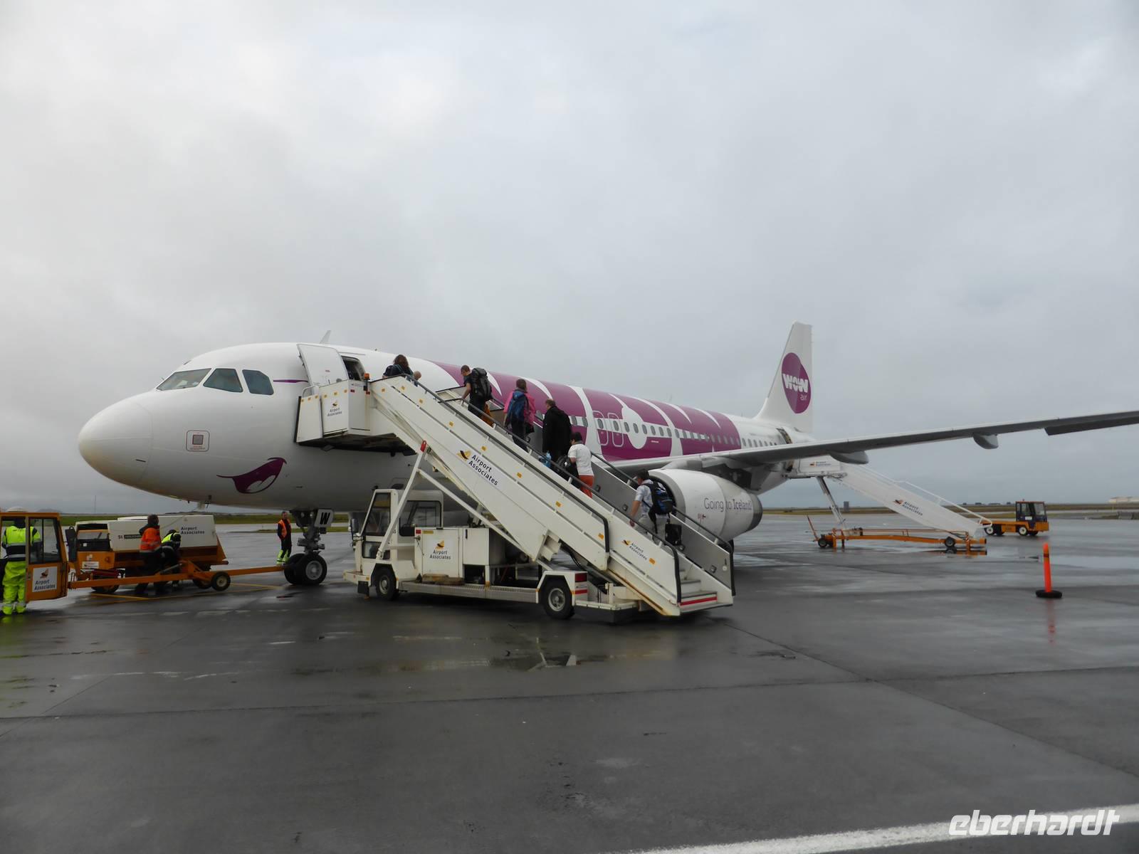 Rückflug von Keflavik nach Berlin