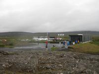 Informationszentrum am Aussichtpunkt oberhalb des historischen Parlamentsplatzes