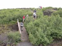 Wir besteigen den Krater Grabrok