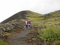 Wir besteigen den Krater Grabrok