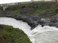 Der Abfluss des Godafoss