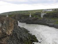 Der Abfluss des Godafoss