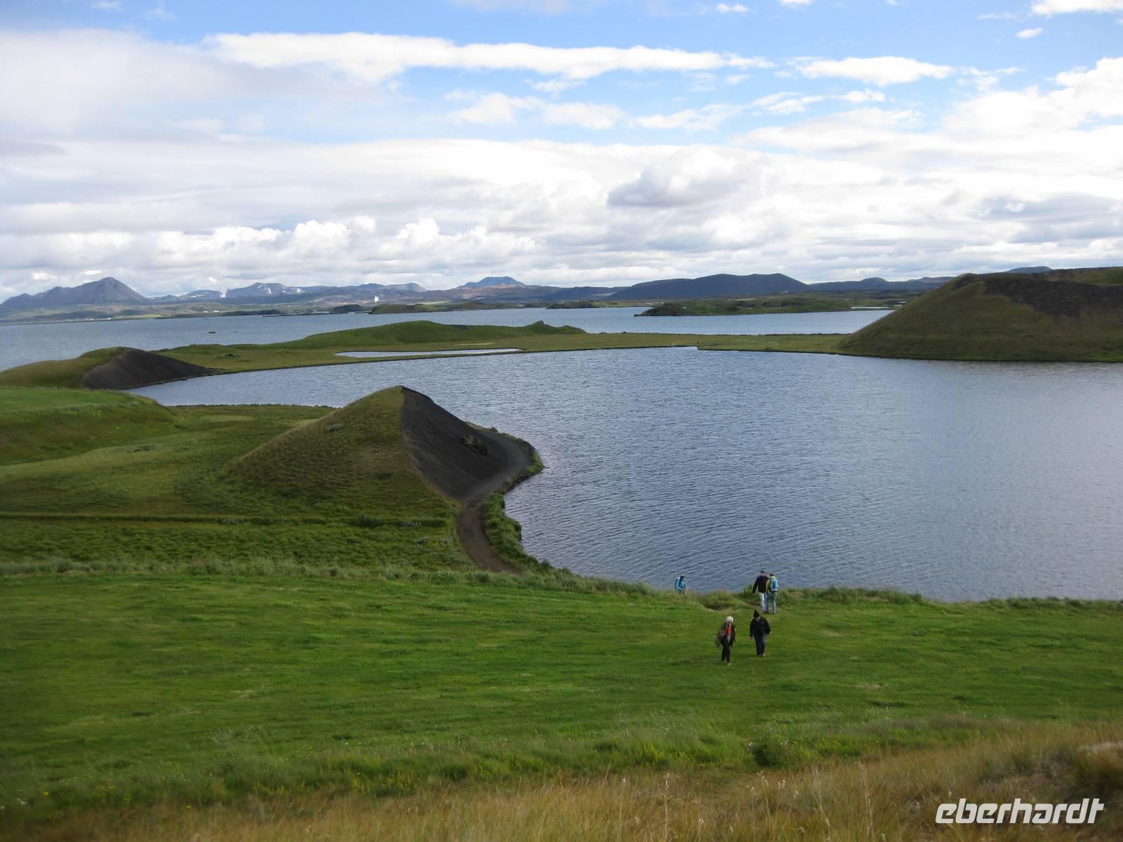 Blick über das Myvatngebiet