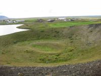 Das Innere eines Pseudokrater