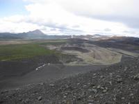 Blick über das Land vom Kraterring aus