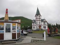 Die Holzkirche von Husavik