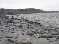 Der Fluss Jökulsa bevor er beim Dettifoss hinabstürzt