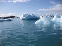 Eisberge im See Jökulsarlon