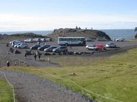 Der Parkplatz von Dyrholaey