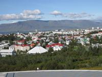 Blick über Reykjavik vom Perlan