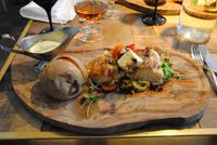 Fisch als Hauptgericht im Restaurant Steikhusid