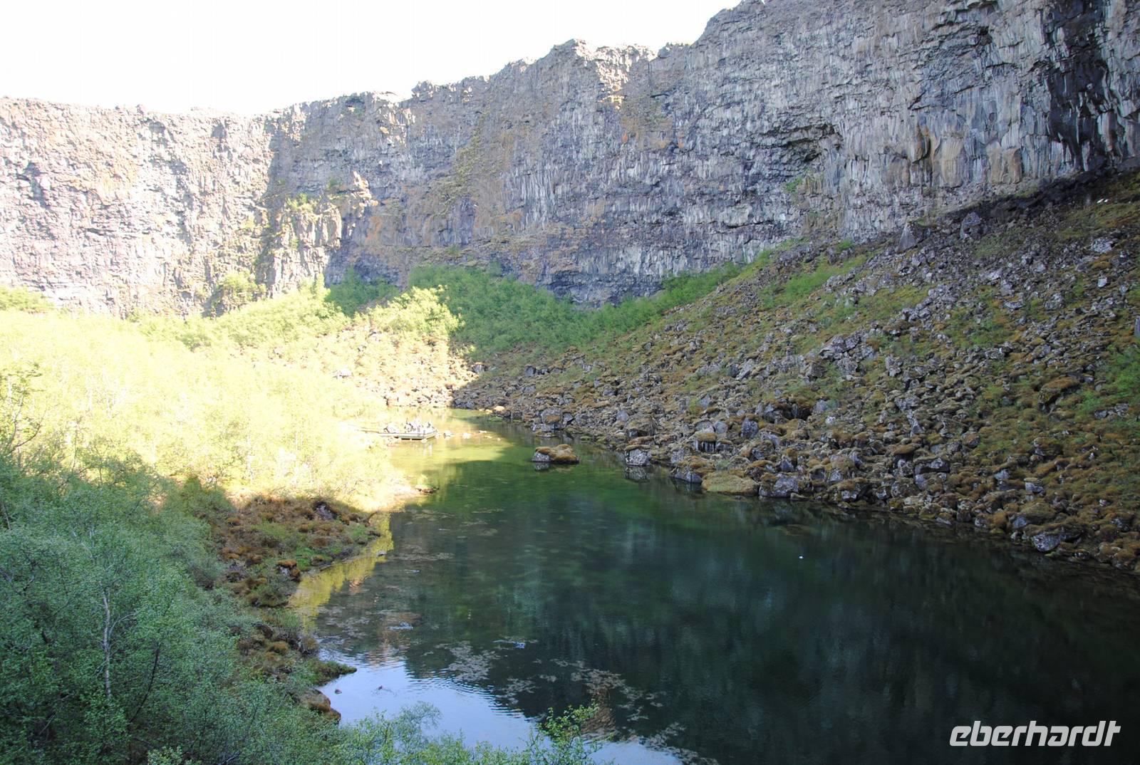 Felsschlucht Asbyrgi