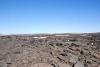 Auf dem Fußweg zum Wasserfall Dettifoss