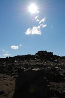 Auf dem Fußweg zum Wasserfall Dettifoss