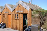 Tankstelle des höchst gelegenen Bauernhofs Island