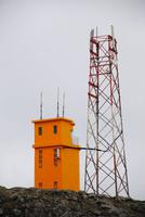 Leuchtturm auf dem Weg in Richtung Höfn