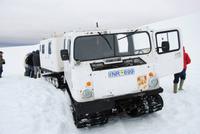 Transportmittel am Gletscher