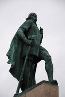 Statue vor Hauptkirche - Leifur Eiriksson