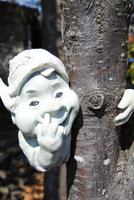 Troll der uns in Petras Steingarten beobachtet