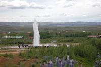 Geysir „Strokkur“ spuckt alle 3 - 6 Minuten