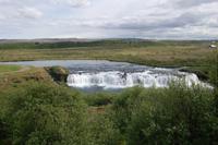 Goldener Kreis - kleiner Wasserfall mit Lachstreppe