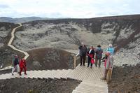 Wanderung am Krater Grábrók