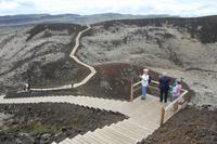 Wanderung am Krater Grábrók